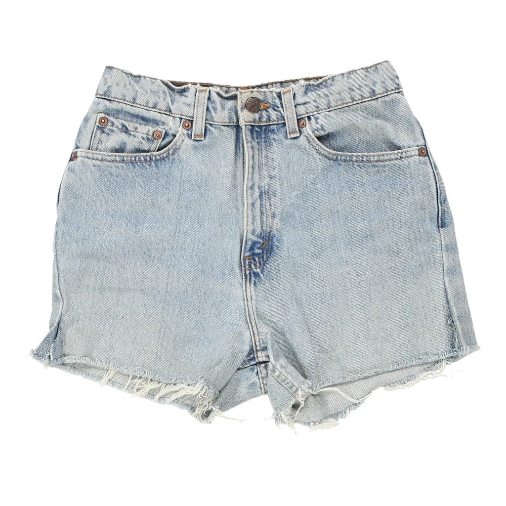 521 Levis Denim Shorts - 28W UK 10 Light Wash Cotton