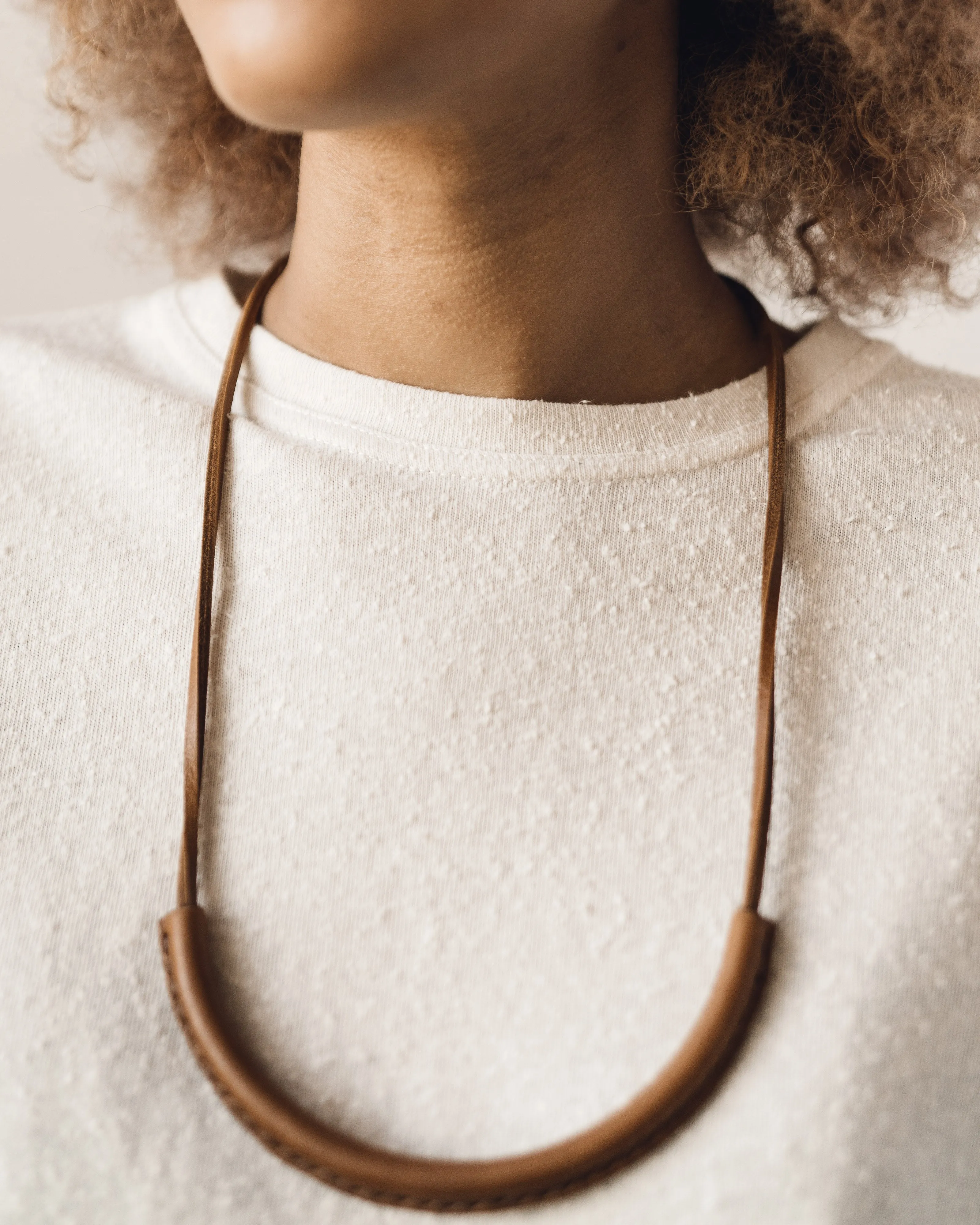 7115 Signature Textured Linen Tee, Off-White