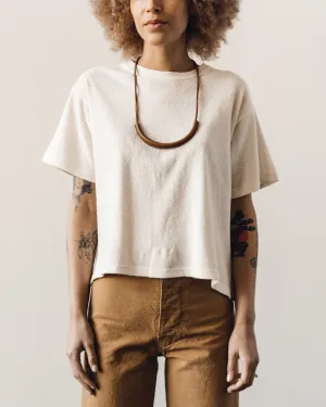7115 Signature Textured Linen Tee, Off-White