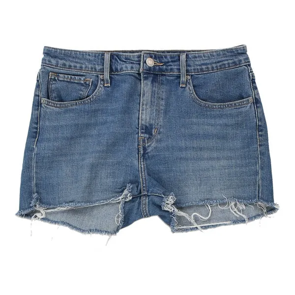 721 Levis Denim Shorts - 30W UK 10 Blue Cotton