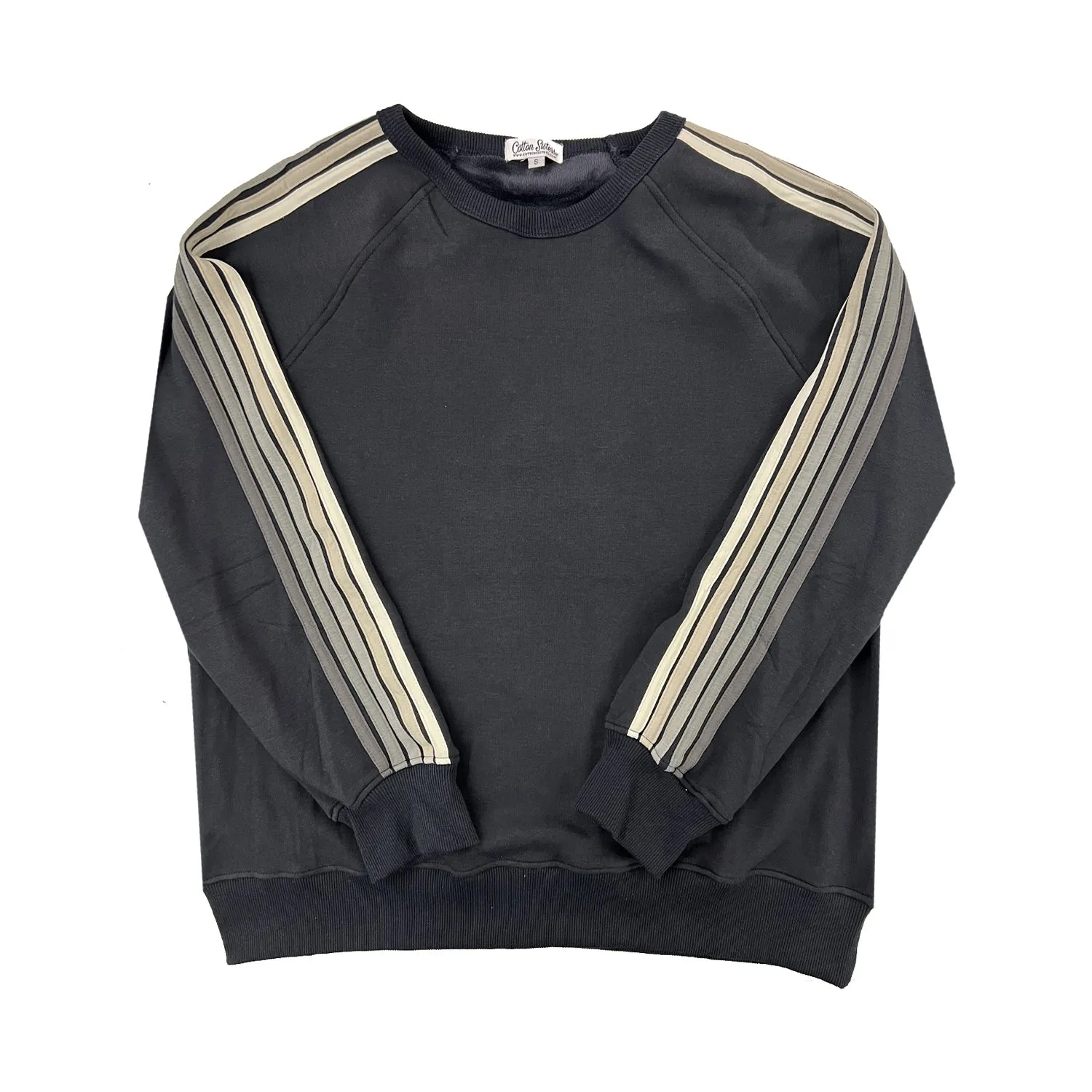 Appalachian State University Striped Crewneck Sweatshirt