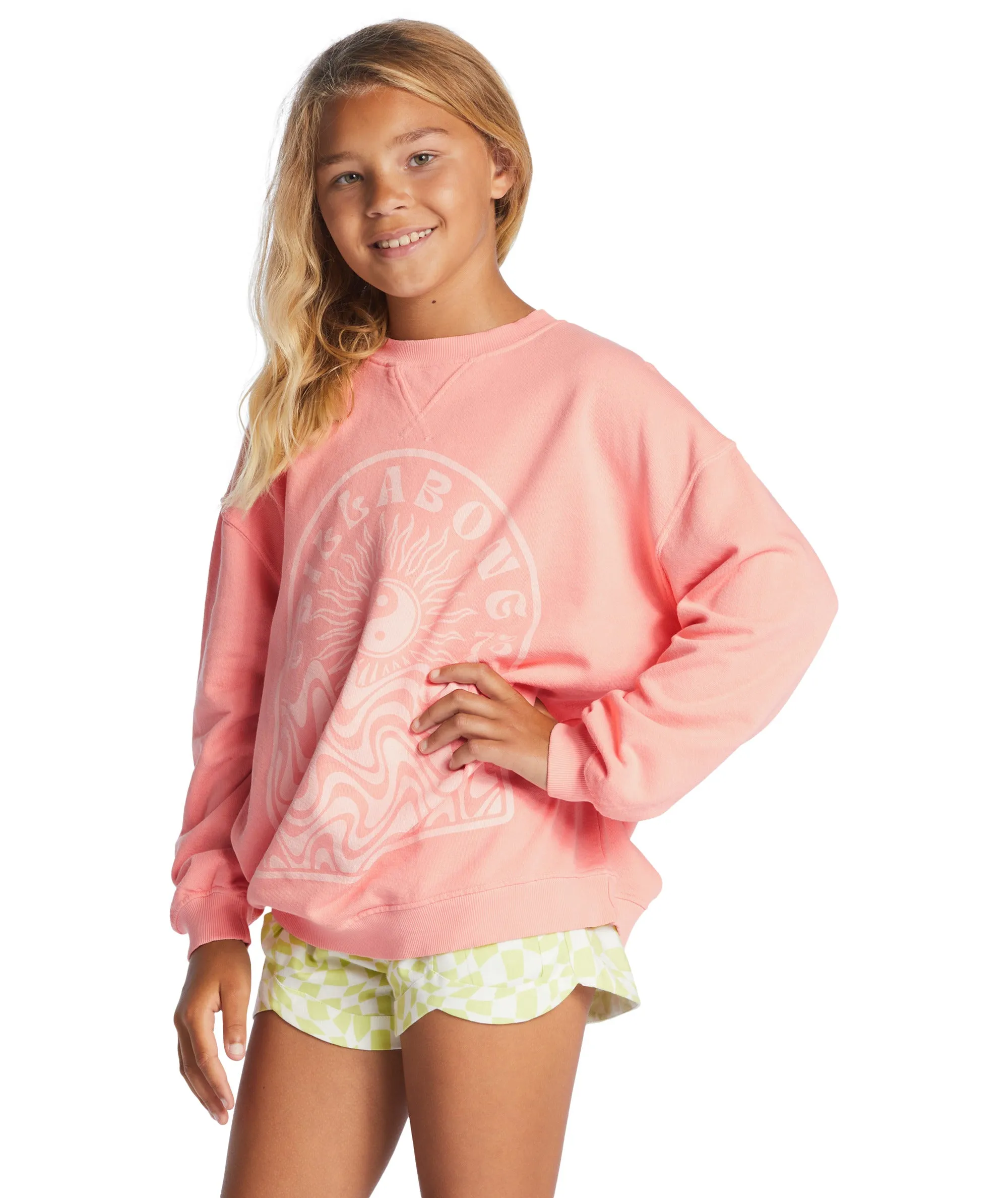 Billabong Making Waves Sweatshirt-Soft N Peachy