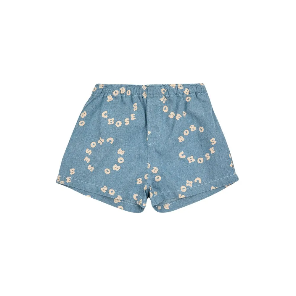 Bobo Choses Baby Bobo Choses Circle Denim Bermuda Shorts