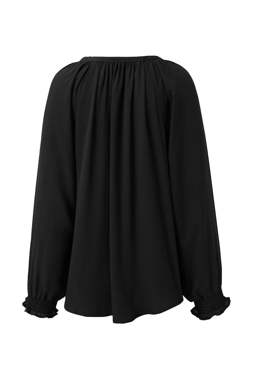 Boho V Neck Bell Sleeve Top