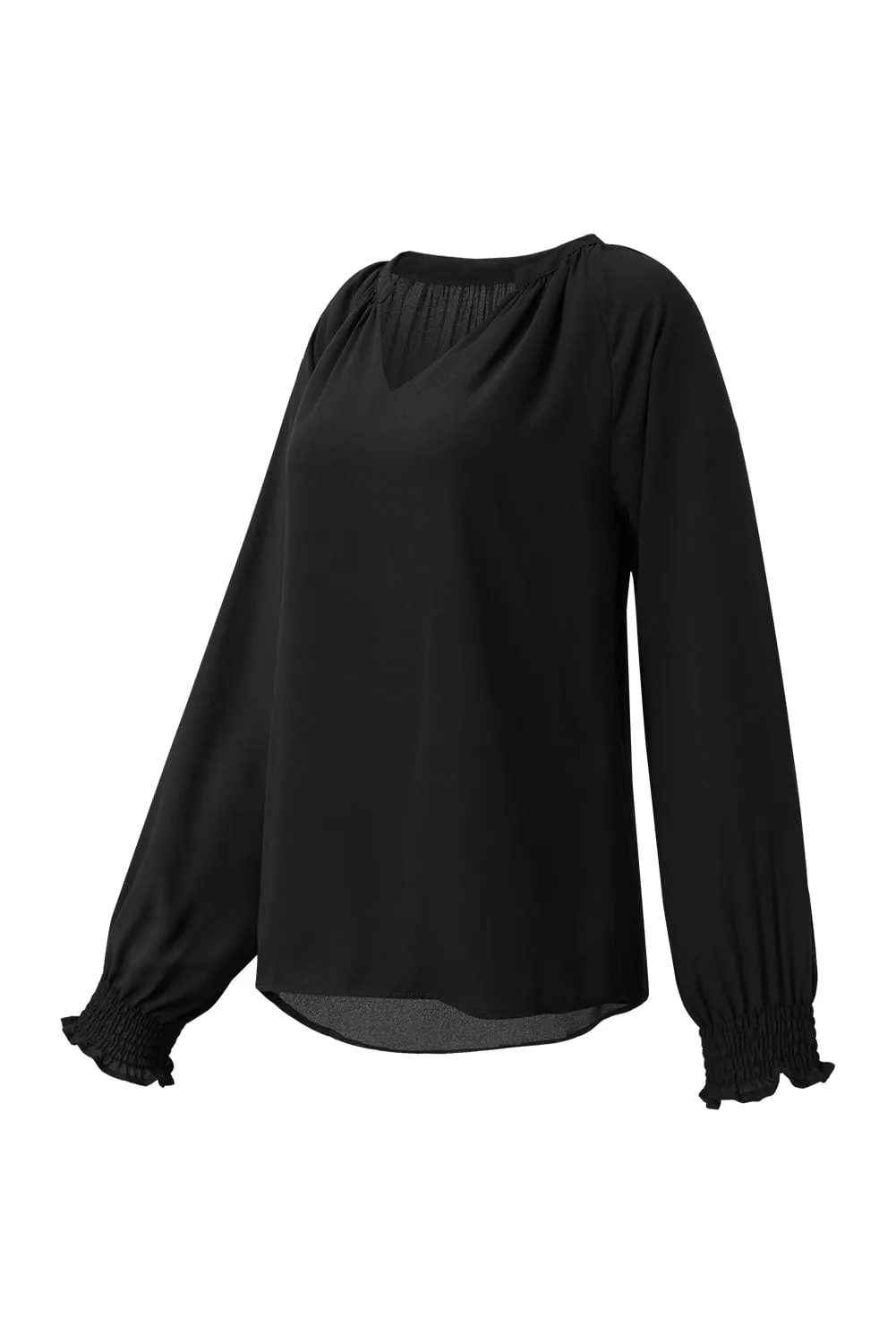 Boho V Neck Bell Sleeve Top