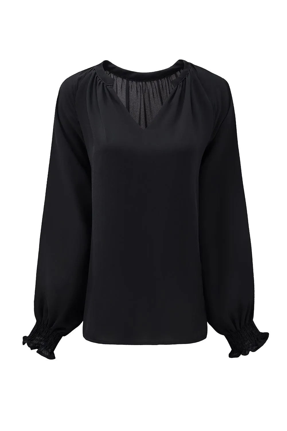 Boho V Neck Bell Sleeve Top