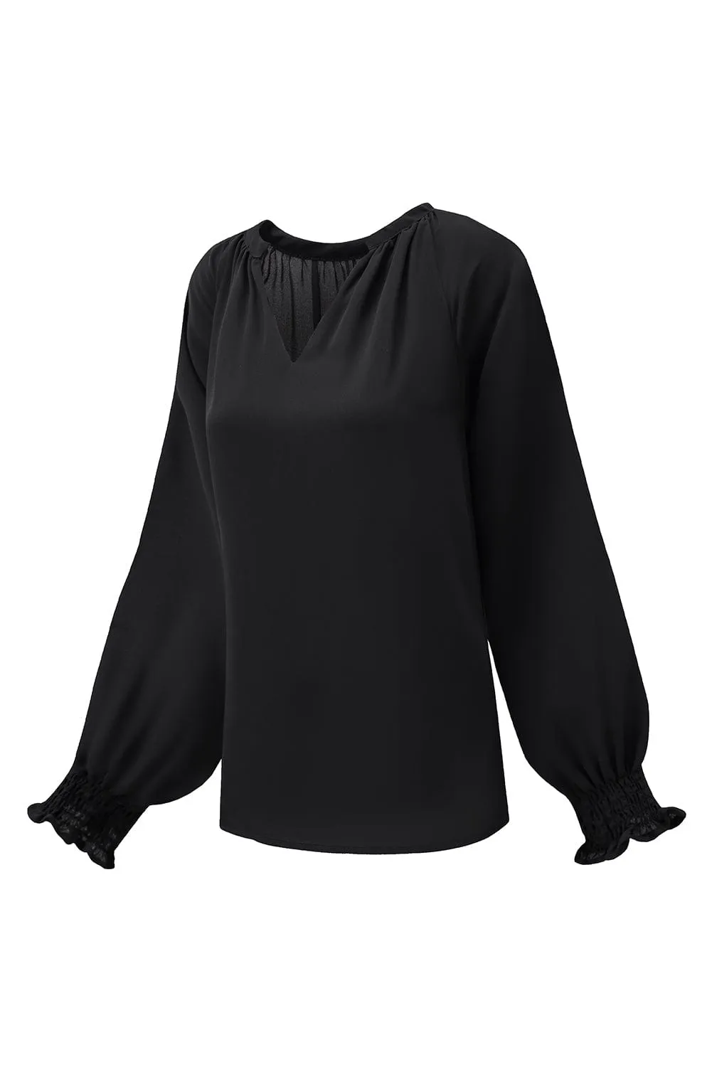 Boho V Neck Bell Sleeve Top
