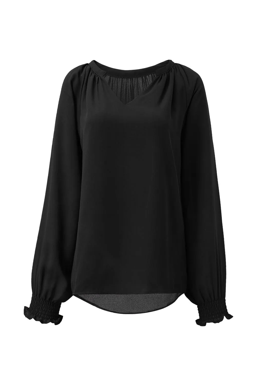 Boho V Neck Bell Sleeve Top