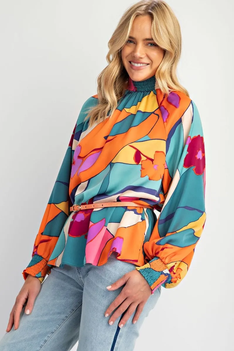 Brady Mock Neck Top