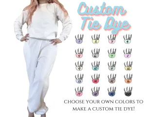 Custom Tie-Dye Sweatsuit Set