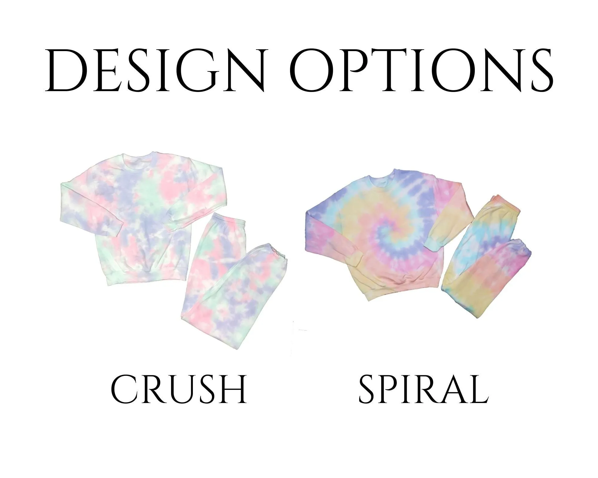 Custom Tie-Dye Sweatsuit Set