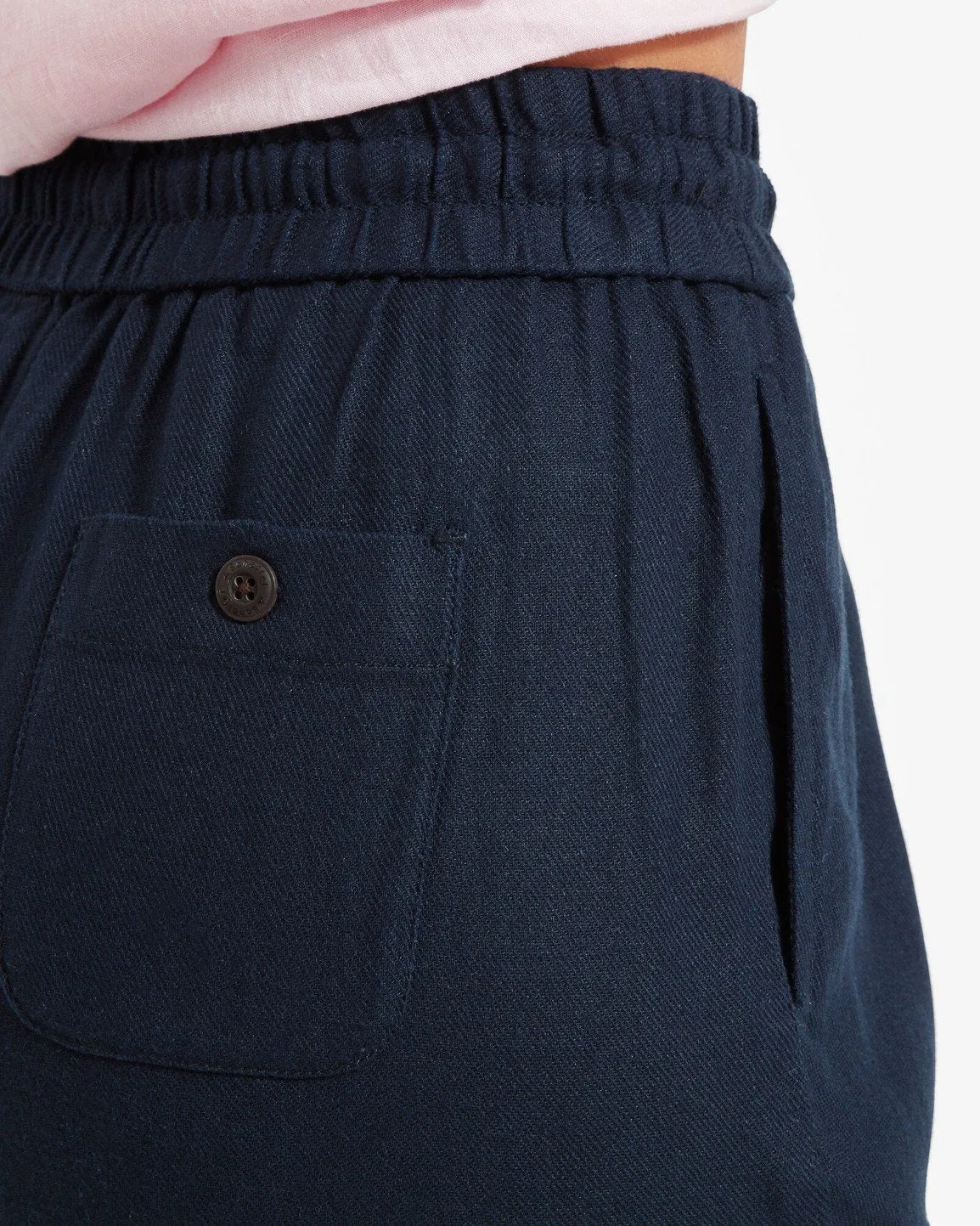Daphne Linen Trousers Navy