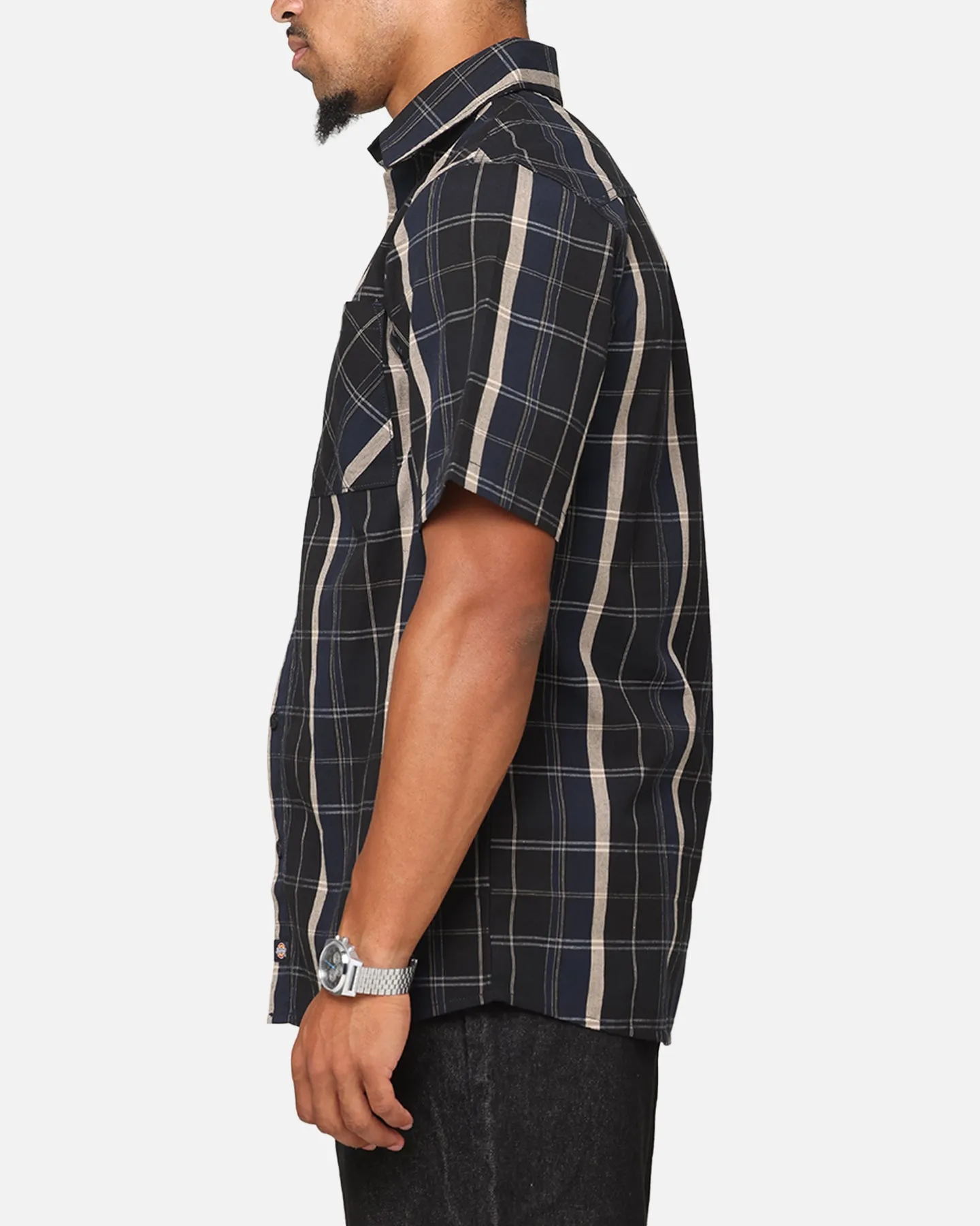 Dickies Best N West Button Up Shirt Black