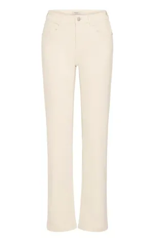 FRANSA<BR>
Luxe Elli Jeans<BR>
Cream<BR>