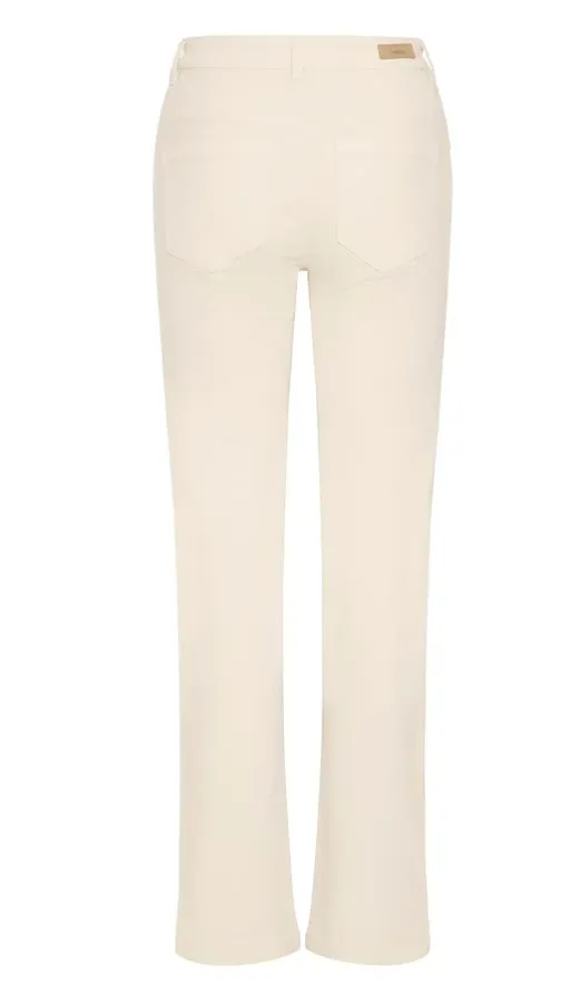 FRANSA<BR>
Luxe Elli Jeans<BR>
Cream<BR>