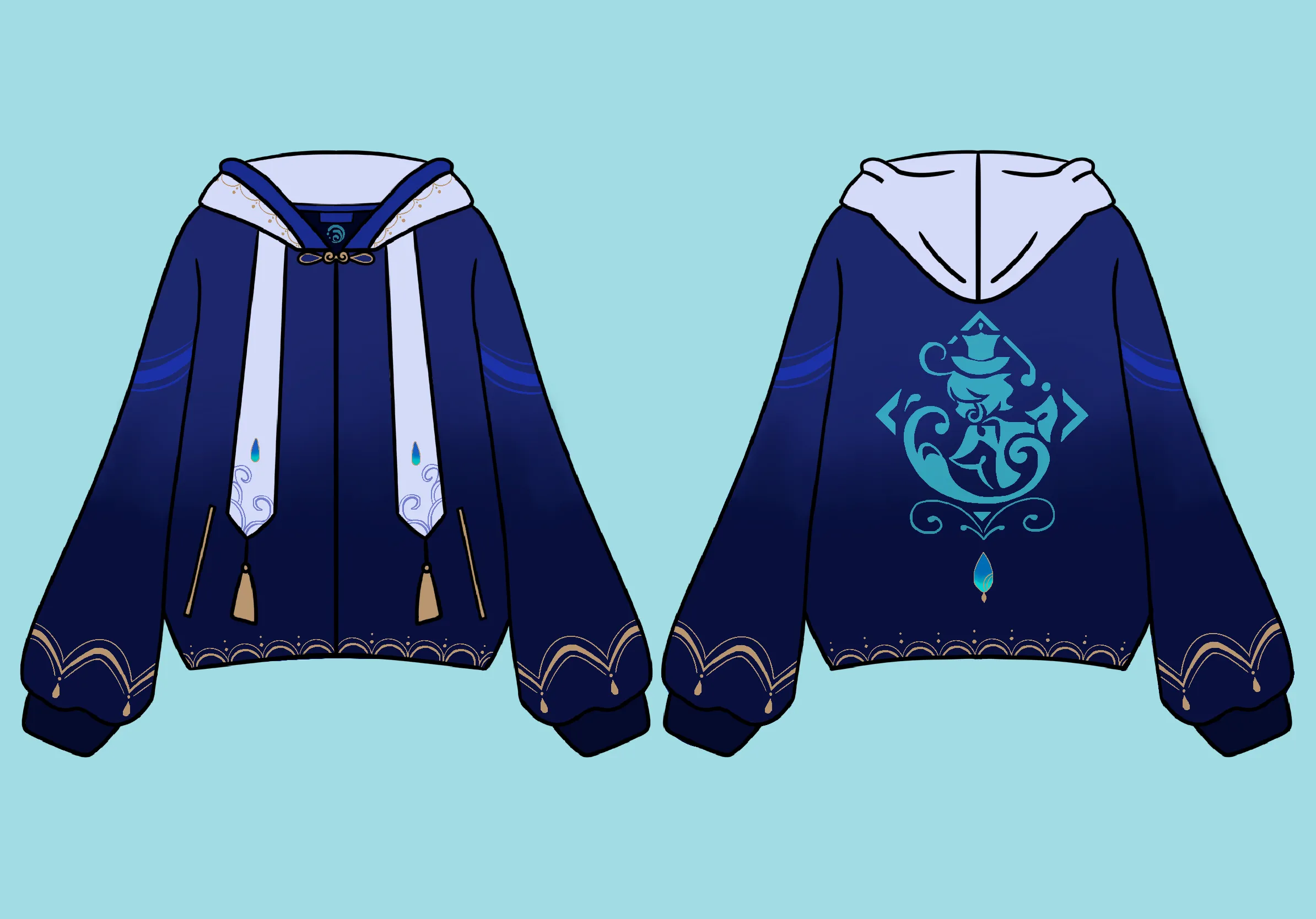 Genshin Zipper Hoodie II Preorder
