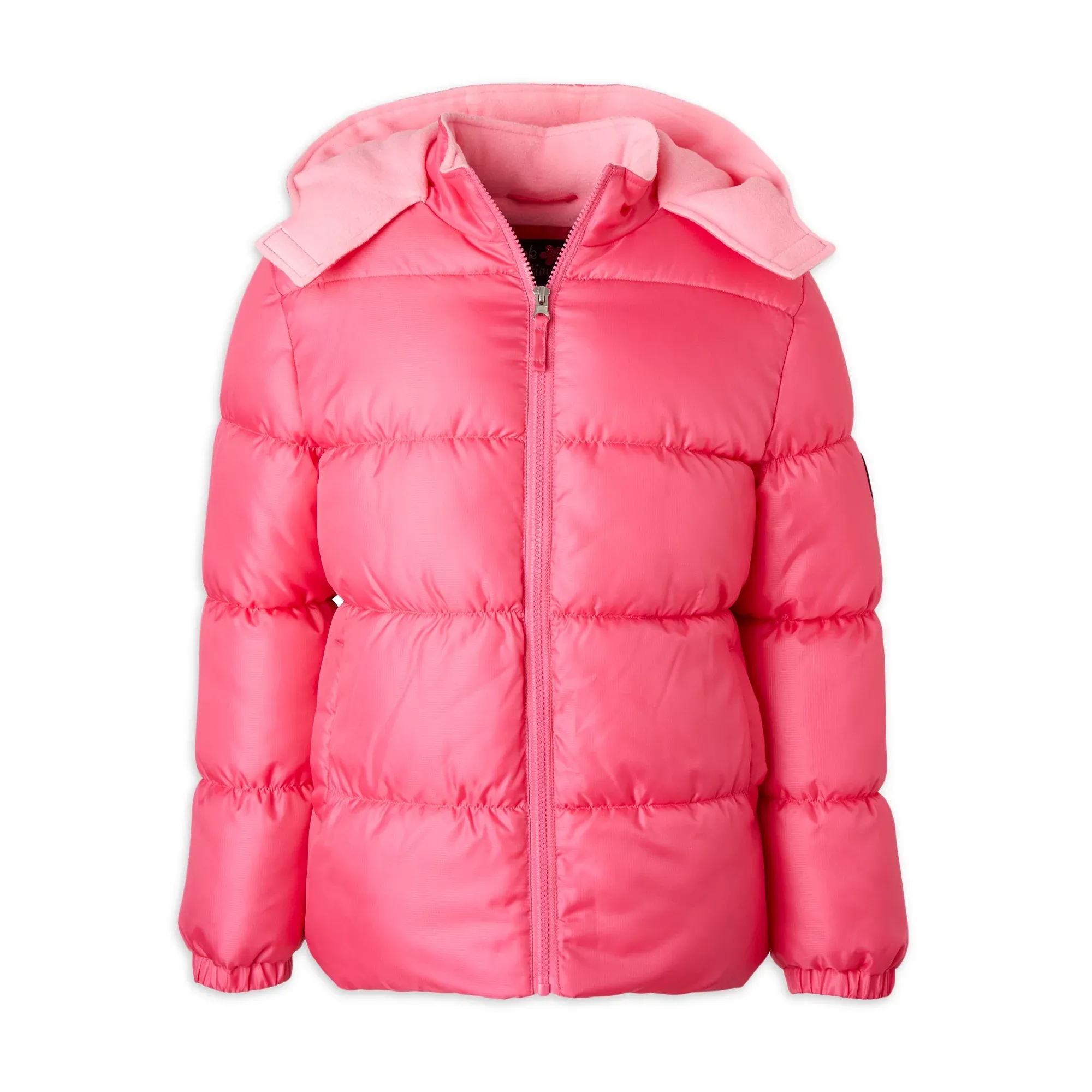 Girls Hooded Ripstop Winter Puffer Coat