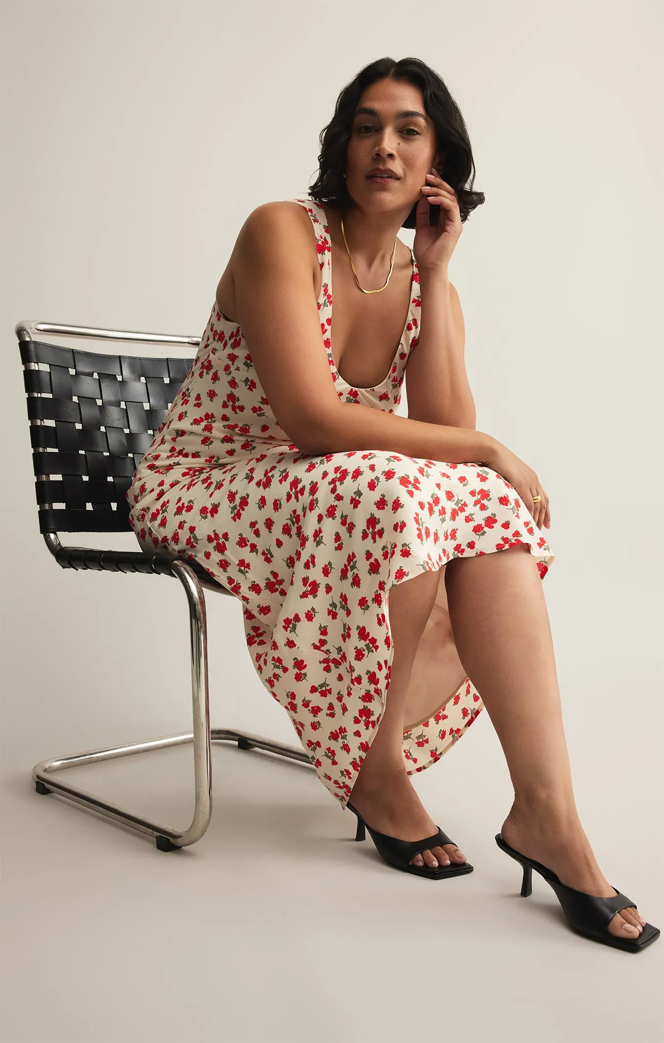 Hana La Rosa Ditsy Maxi Dress