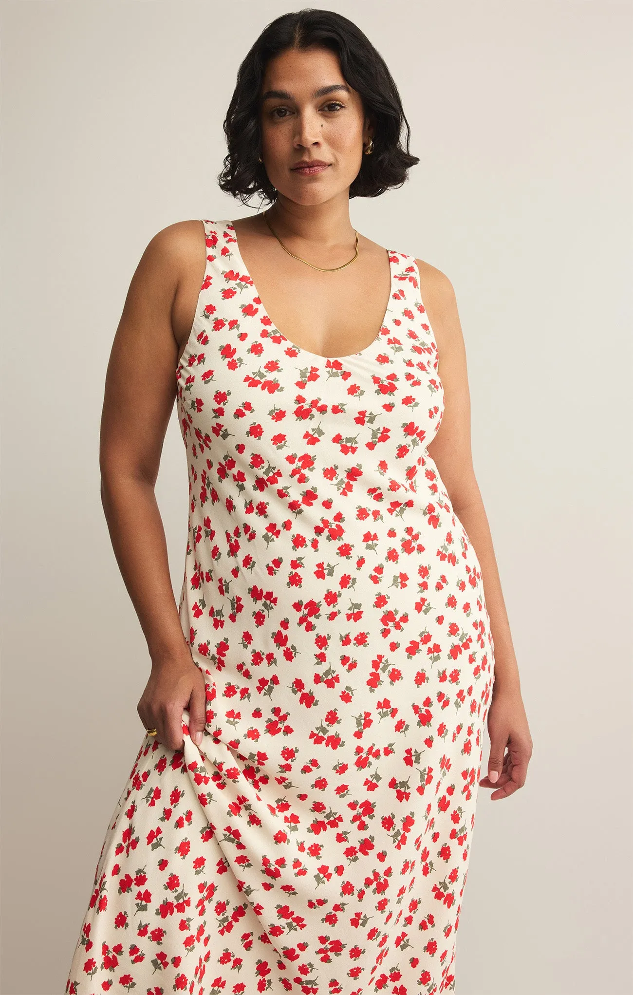 Hana La Rosa Ditsy Maxi Dress
