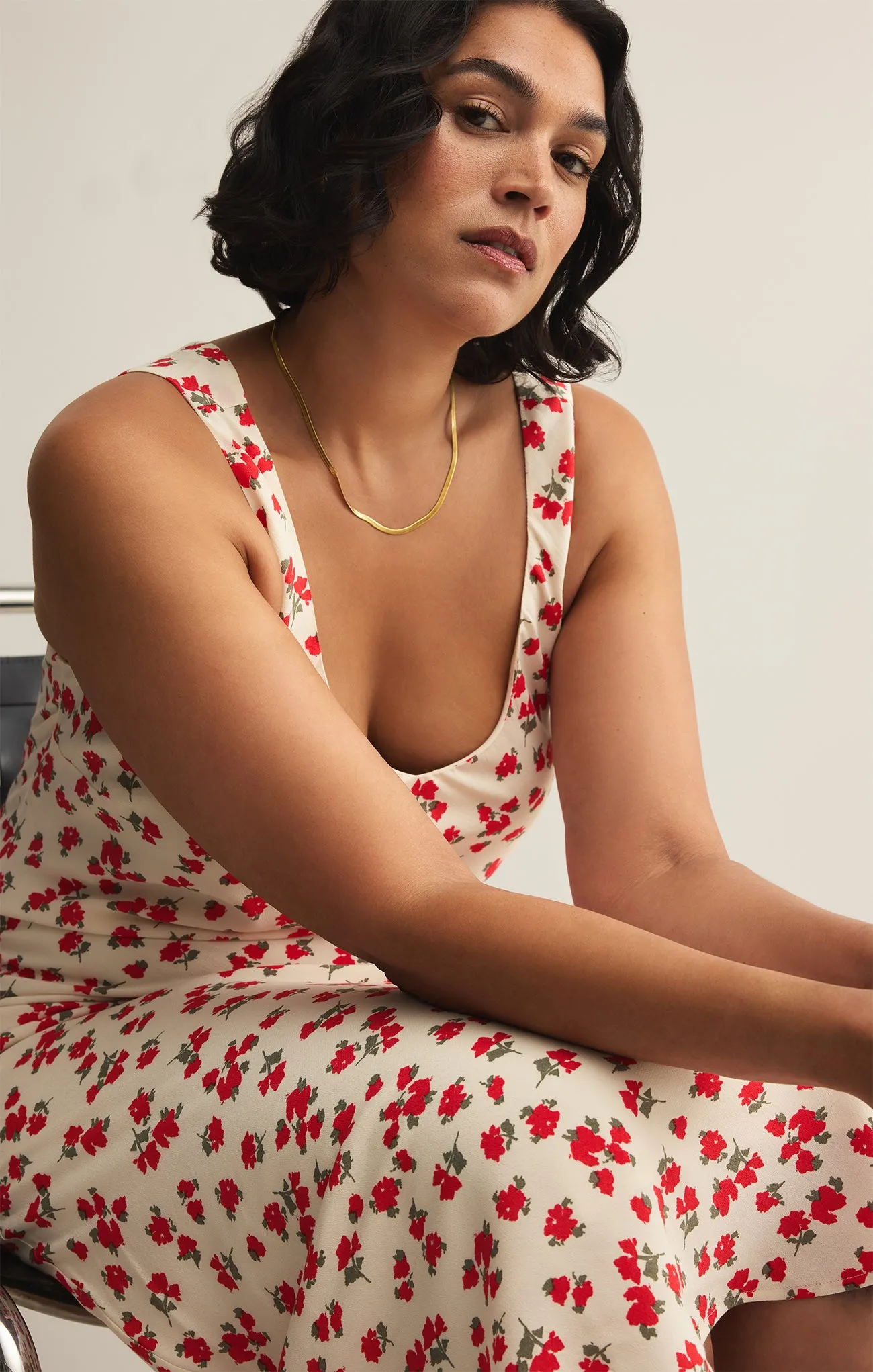 Hana La Rosa Ditsy Maxi Dress