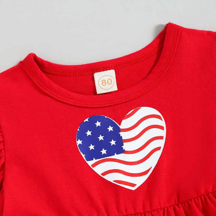 Hot Sale Baby Girls Clothes 4th of July-ملابس أطفال بناتي