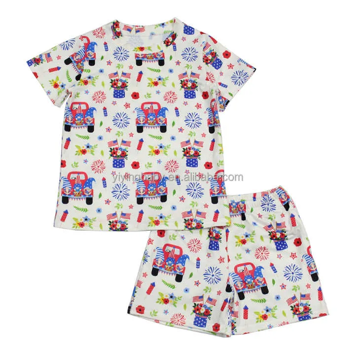 Hot Sale Summer Independence Day-مجموعة ملابس صيفية