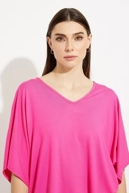 Joseph Ribkoff Deep -V- Loose-Fit Top