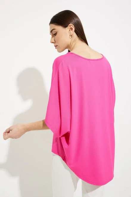 Joseph Ribkoff Deep -V- Loose-Fit Top