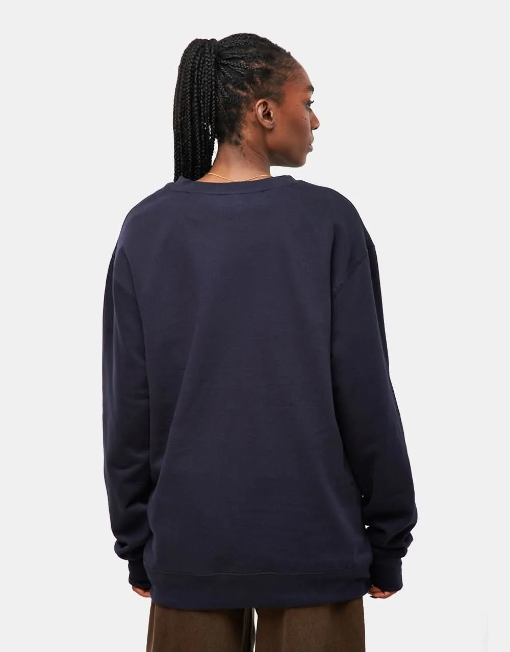 Krooked Greetings Sweatshirt - Classic Navy