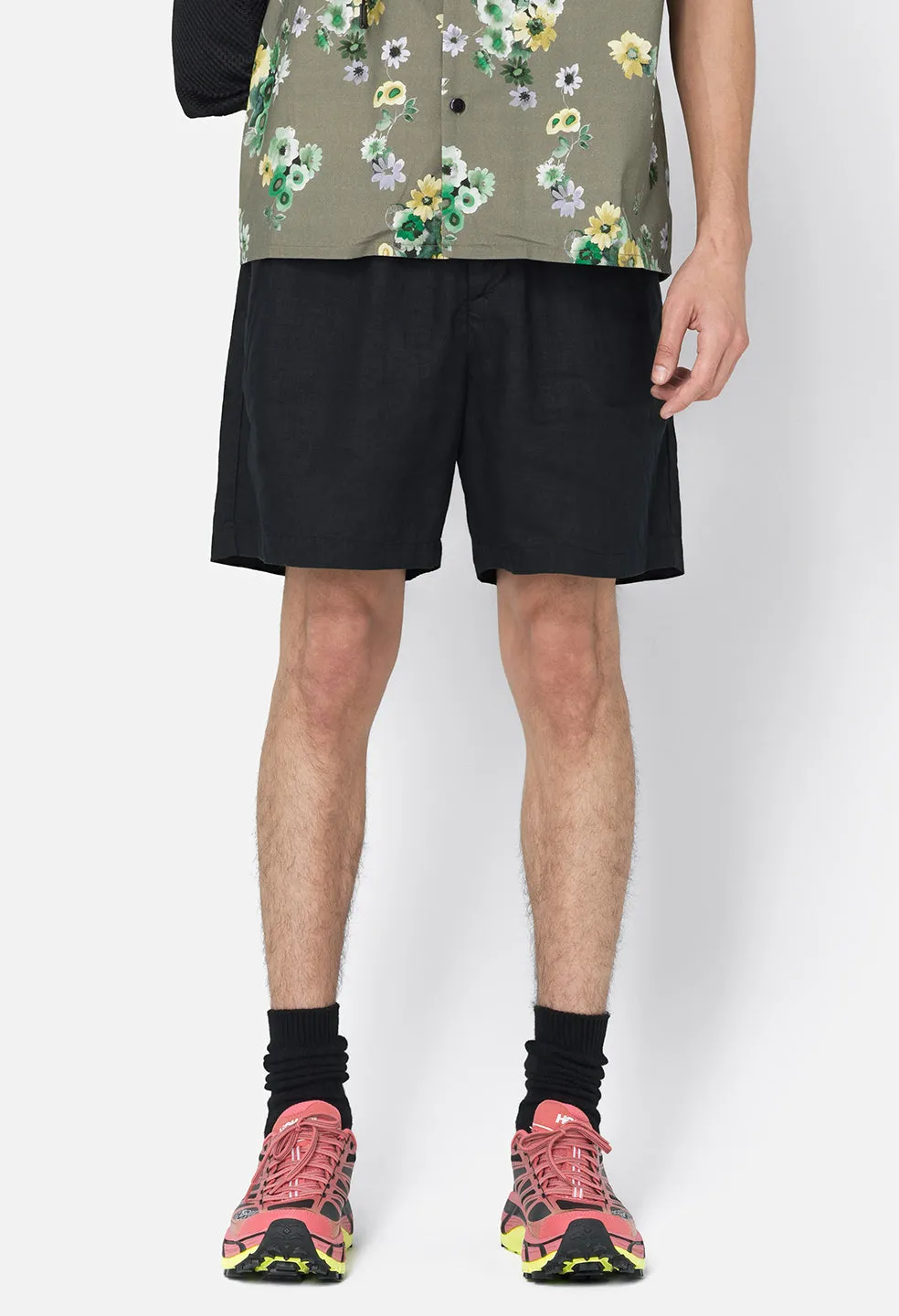 Linen Easy Short / Black