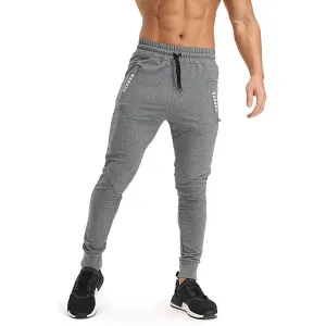Mens Elastic Waist Casual Cotton Sport Pants