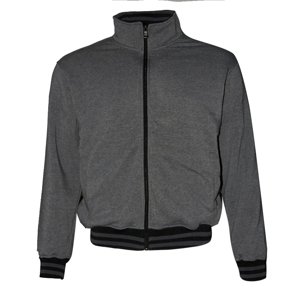 Mens Zip-Up Bomber Jacket Casual Sports Pocket Zipper Coat HK0702