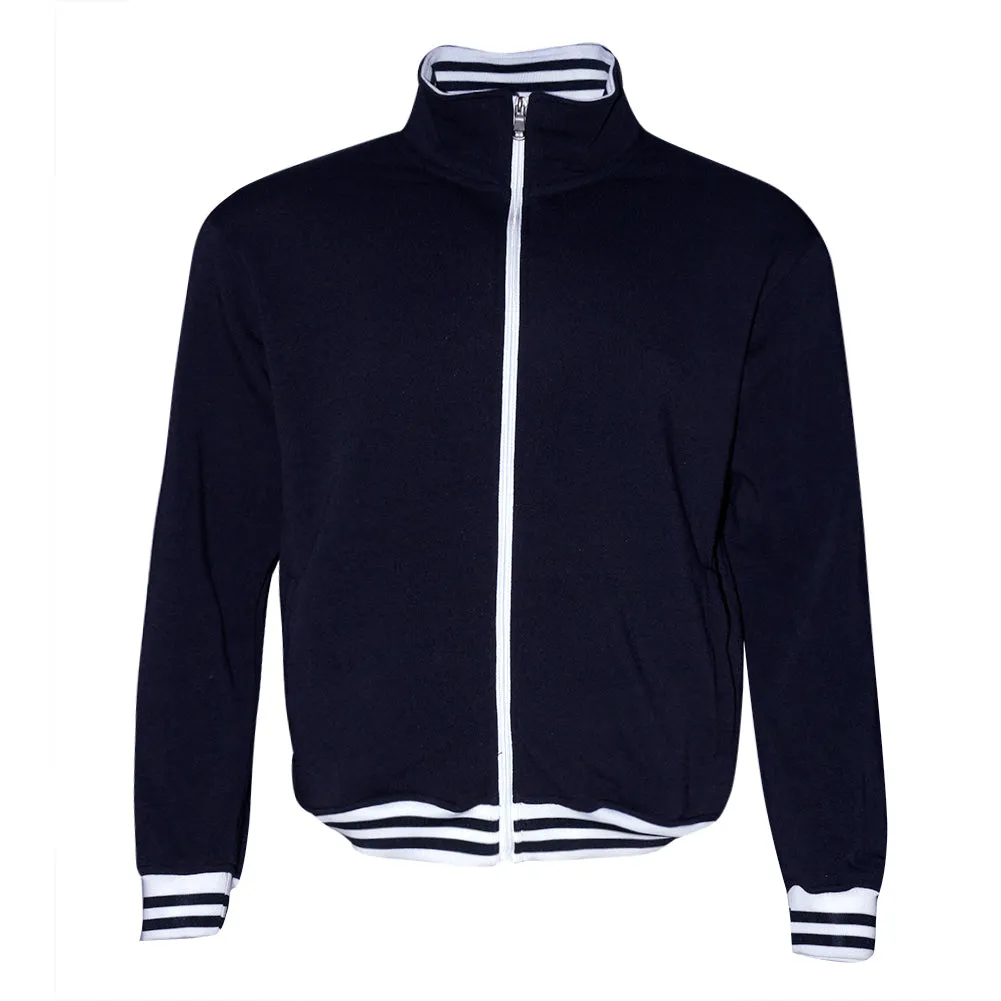 Mens Zip-Up Bomber Jacket Casual Sports Pocket Zipper Coat HK0702