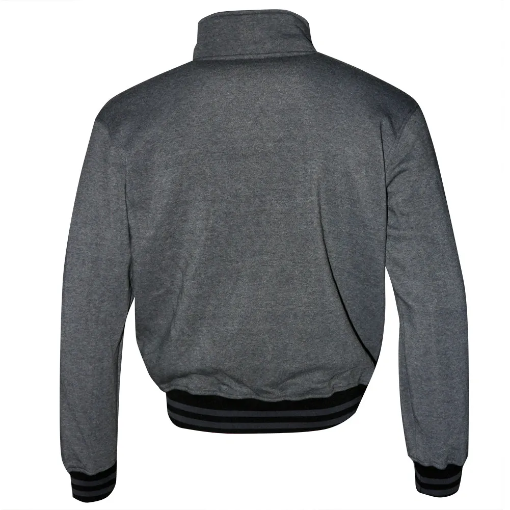 Mens Zip-Up Bomber Jacket Casual Sports Pocket Zipper Coat HK0702
