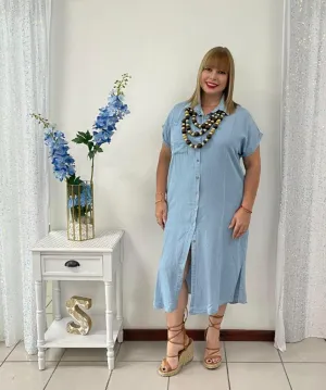 Plus Light blue Denim