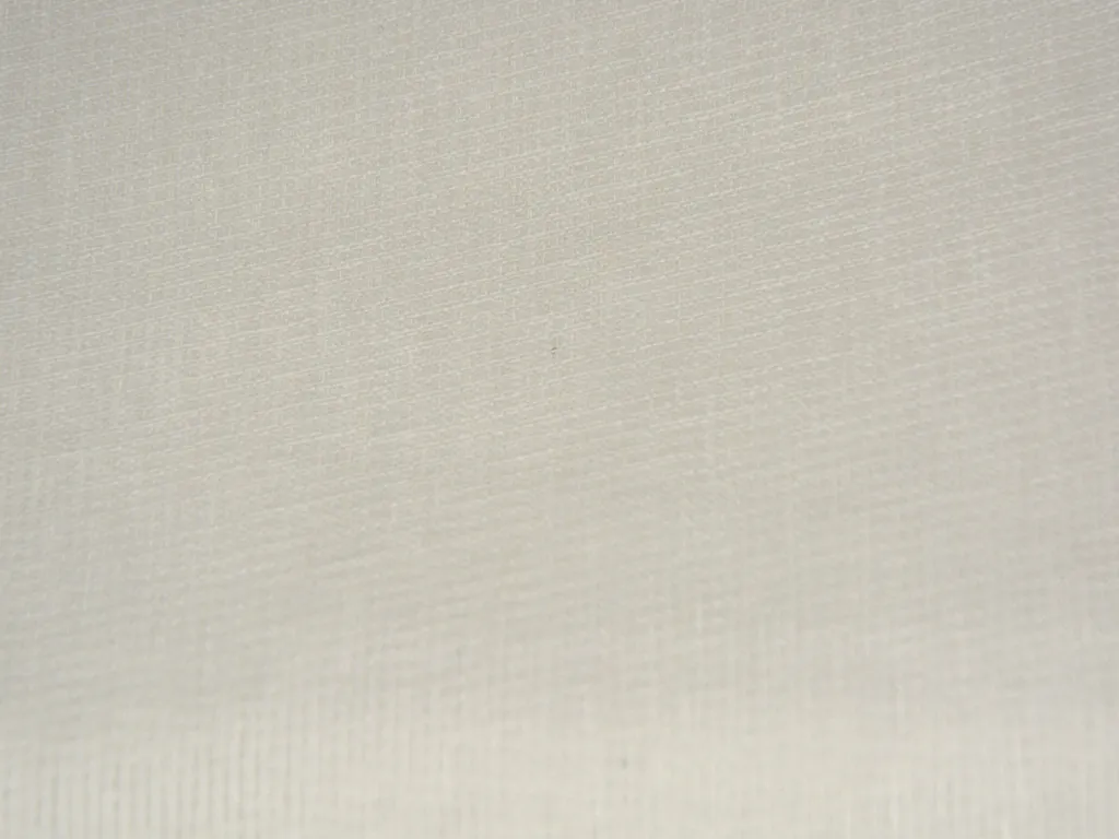 Pure White Loose Weave Superior Cotton Linen Fabric
