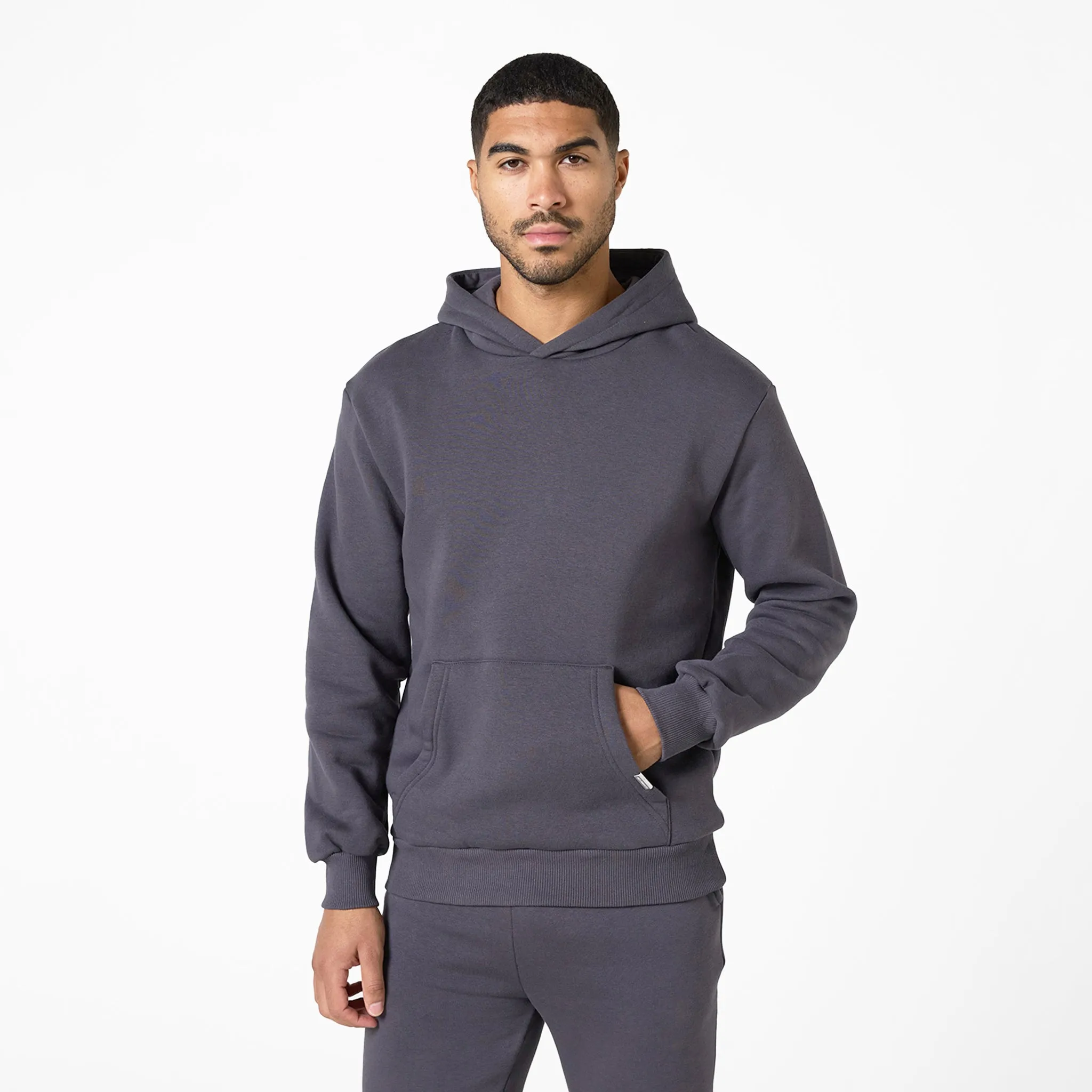 Relaxed Fit Hoodie | Dark Grey