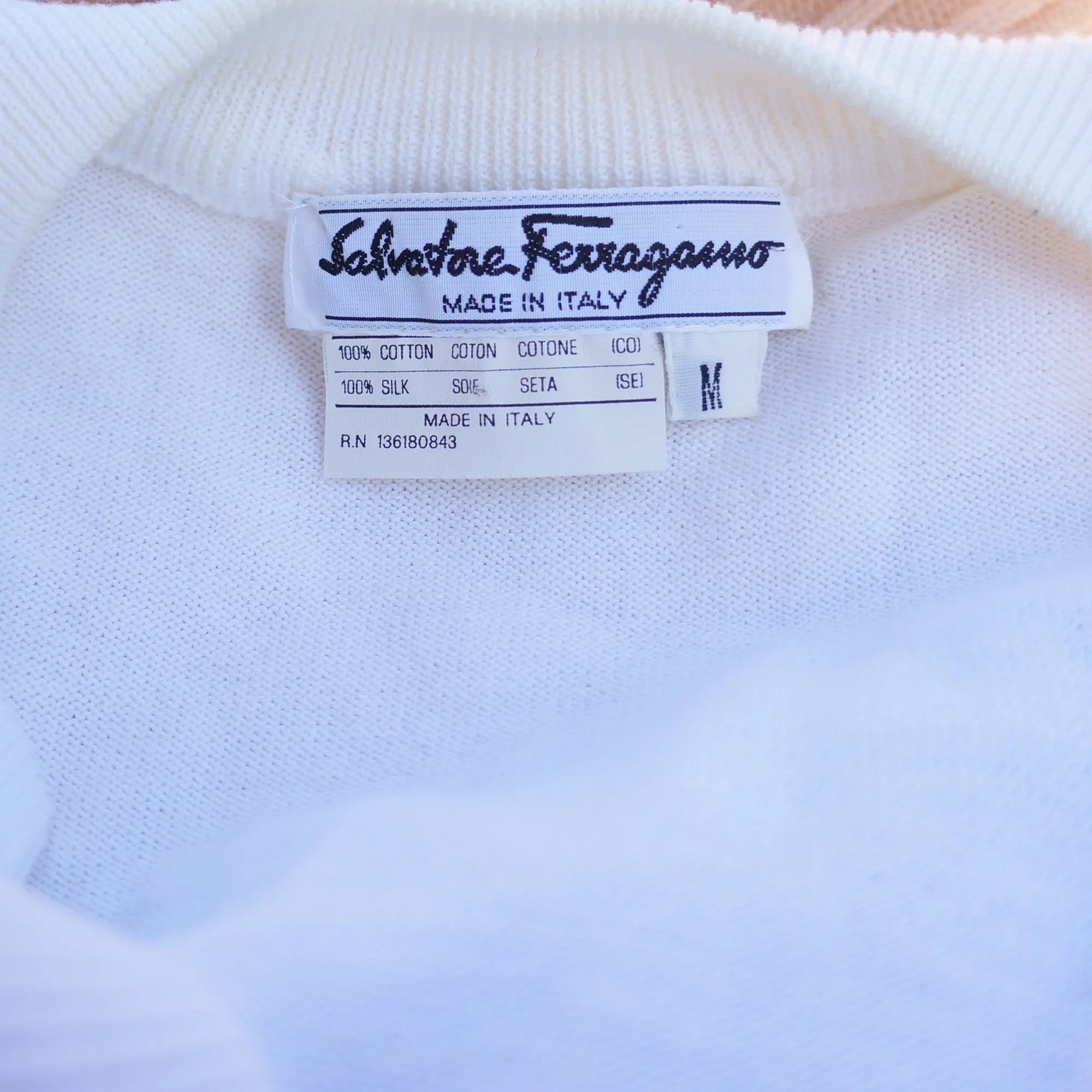 SALVATORE FERRAGAMO VINTAGE FLORAL PRINT TOP
