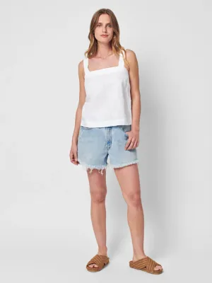 Sands Linen Tank in White
