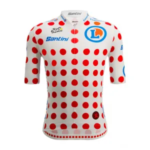 Santini Tour De France Best Climber Leader Jersey - Polka