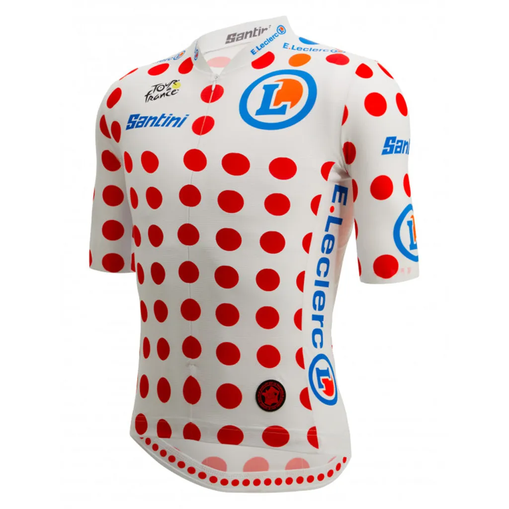 Santini Tour De France Best Climber Leader Jersey - Polka
