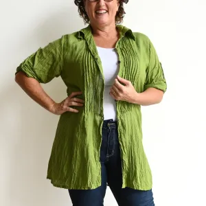Shirtmaker Cotton Tunic Top