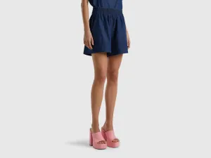 Shorts in chambray