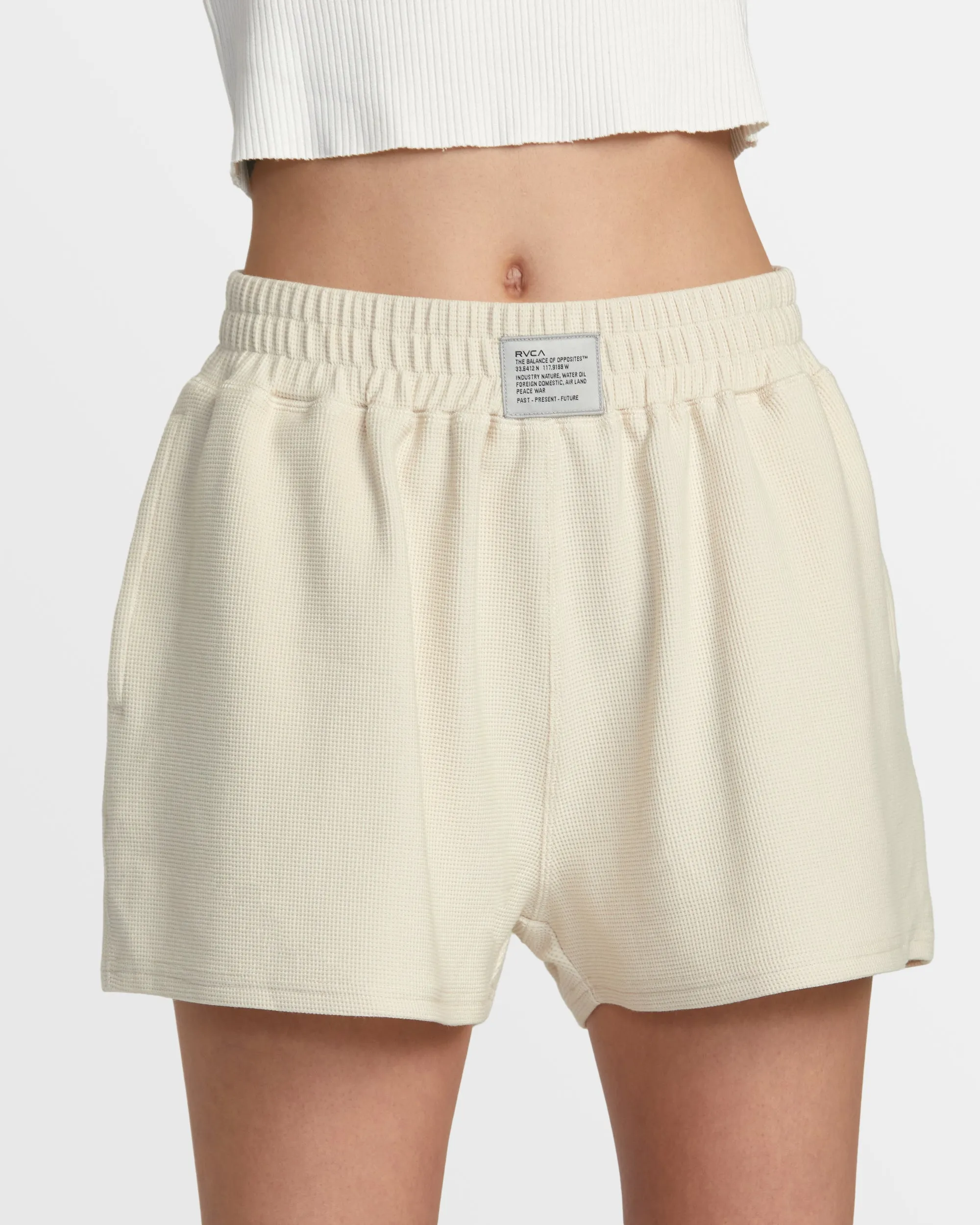 Sofie Waffle Short - Latte