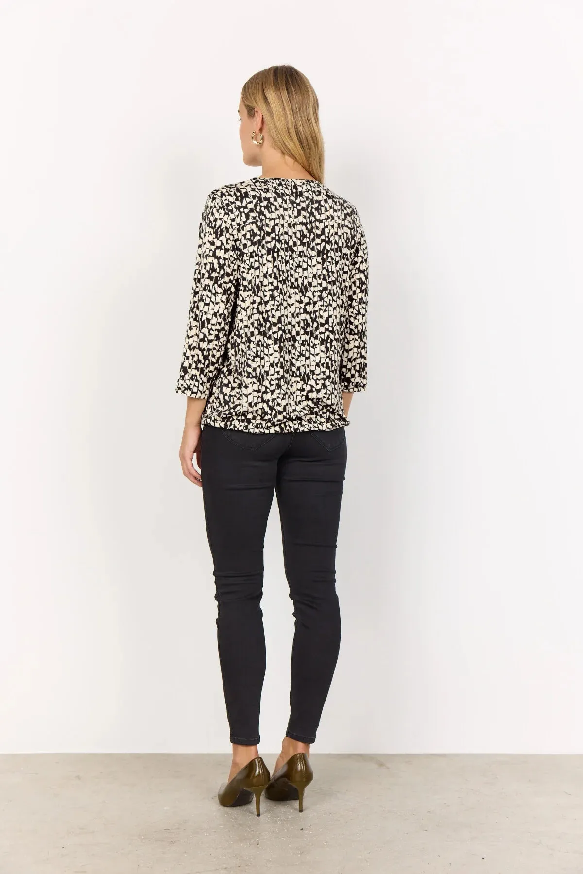 Soya Concept - Marica AOP 316 3/4 Sleeve Top