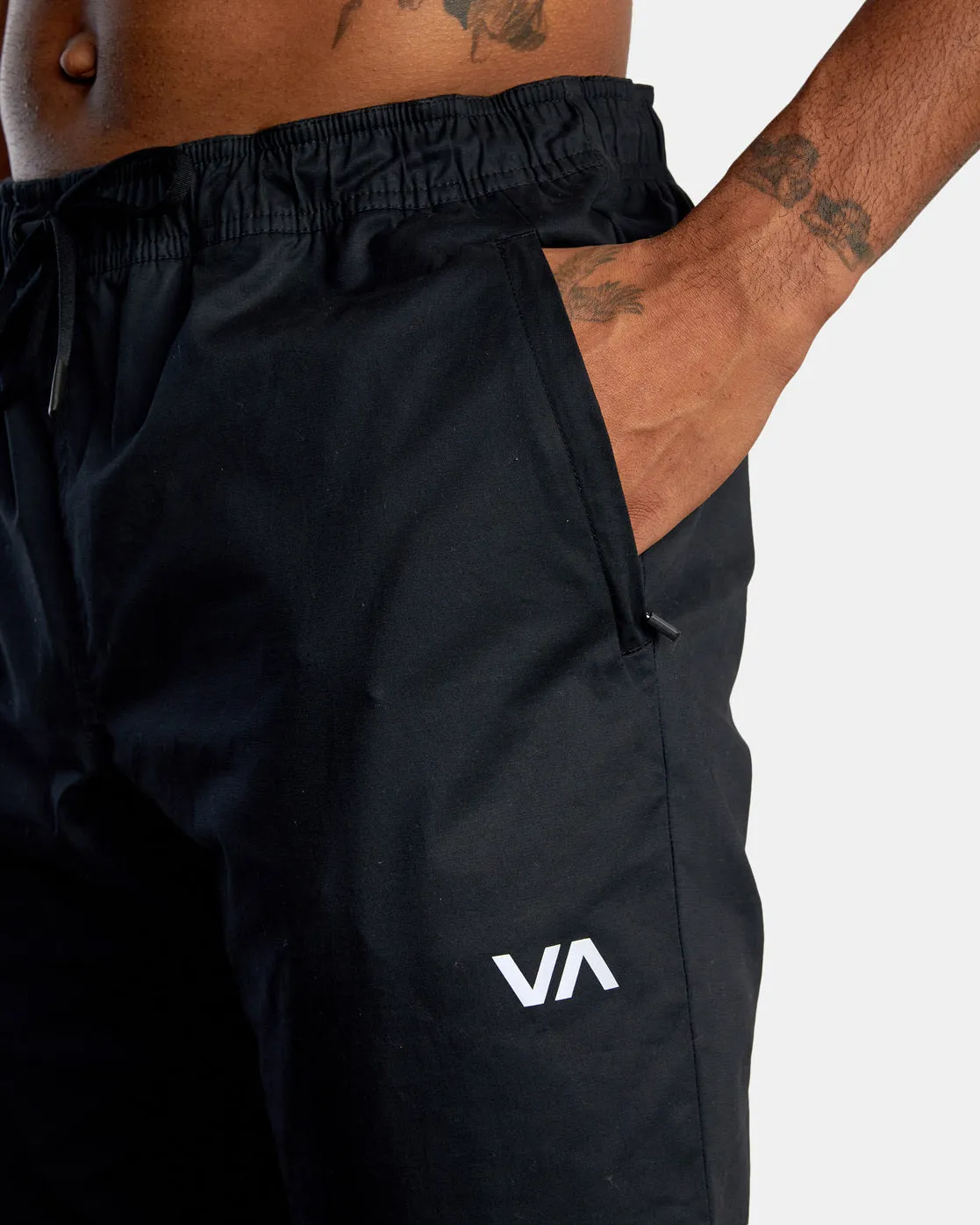Spectrum Cuffed Track Pants - Black