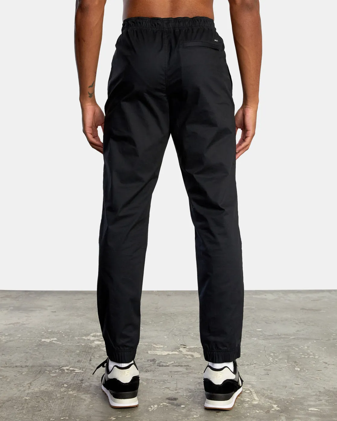 Spectrum Cuffed Track Pants - Black