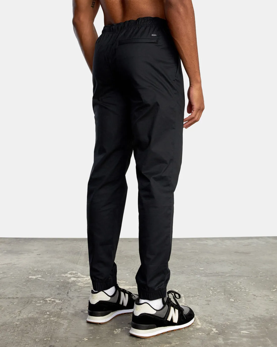 Spectrum Cuffed Track Pants - Black