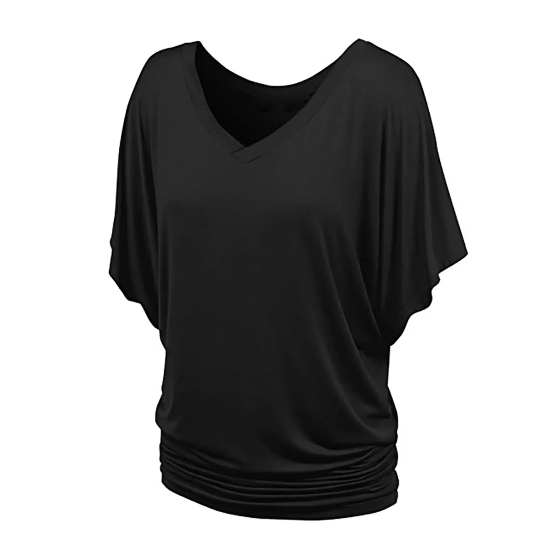 Summer Style Pleated Casual Slit Sleeve