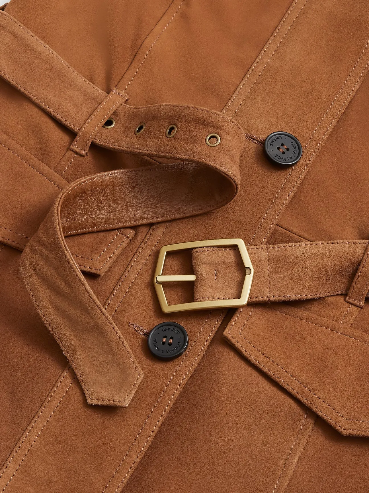 The Frances Jacket - Tan Suede
